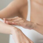 Close-up view hands of a young woman